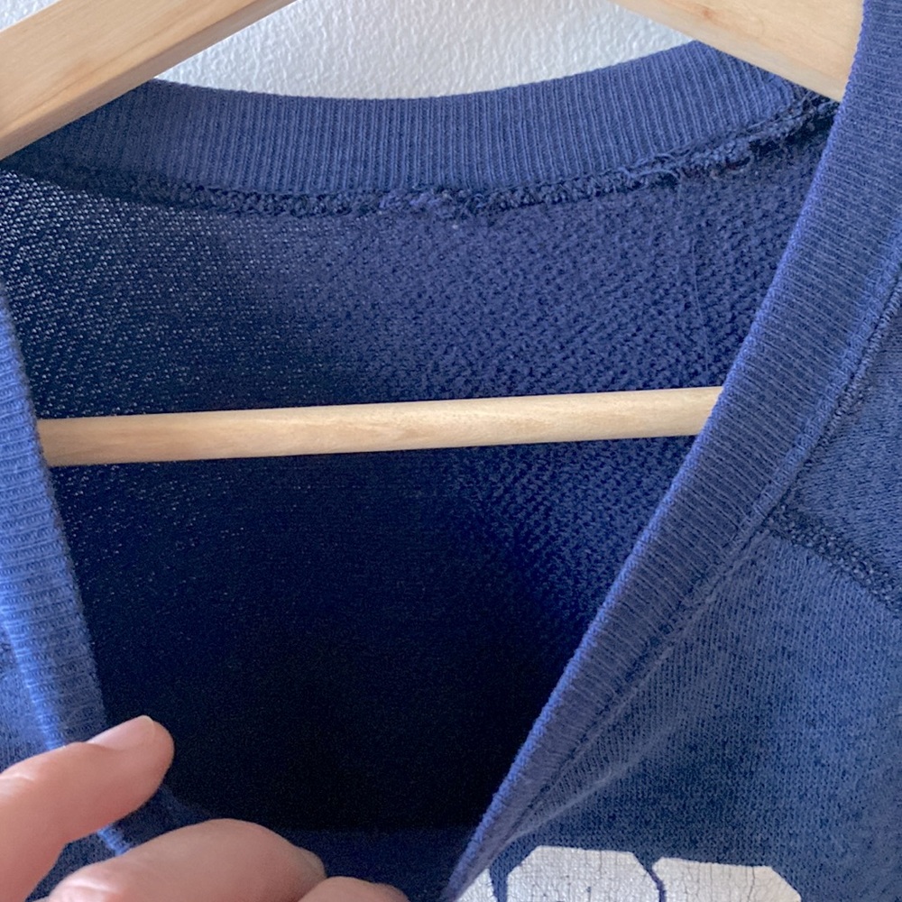 Vintage Blue Chicago Bears Sweatshirt - Picture 4 of 7